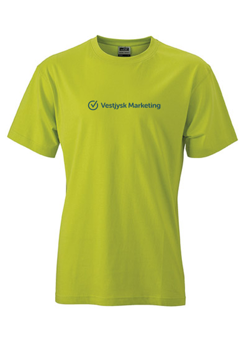 Basic T-shirt med rund hals