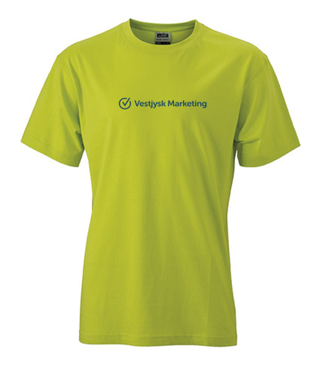 Basic T-shirt med rund hals