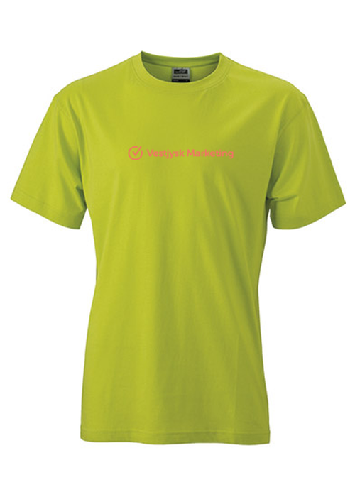 Basic T-shirt med rund hals