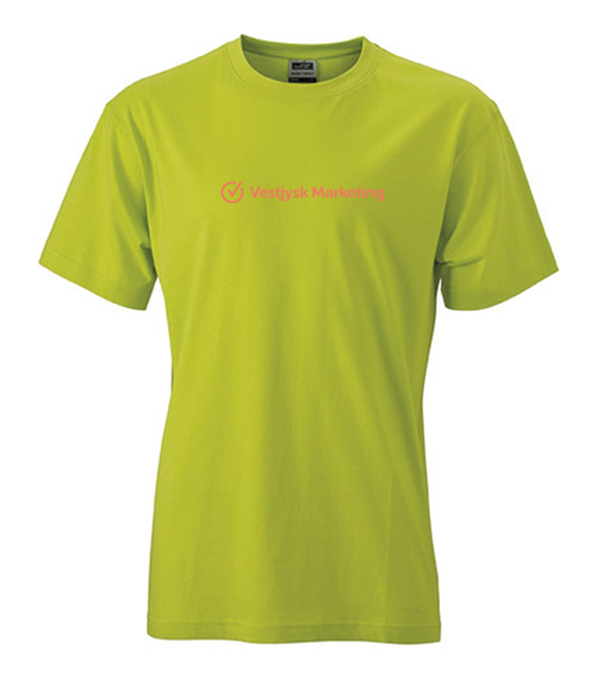 Basic T-shirt med rund hals