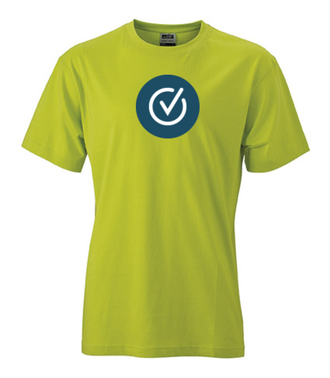 Basic T-shirt med rund hals