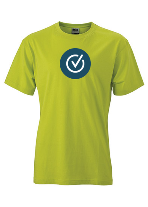 Basic T-shirt med rund hals