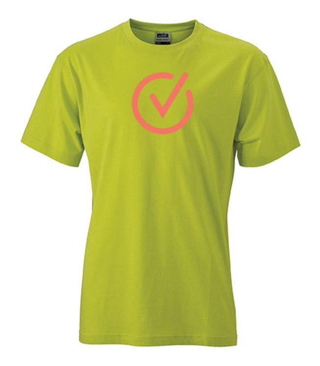 Basic T-shirt med rund hals